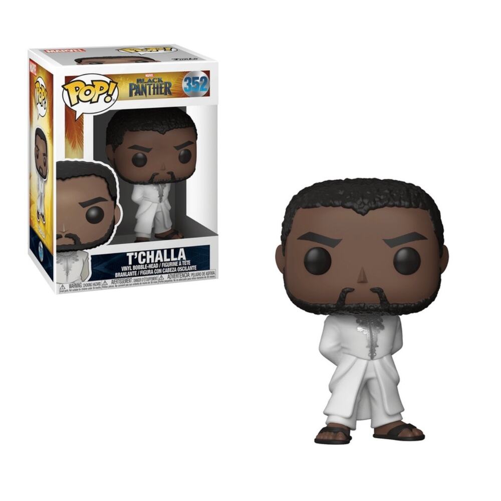 Black Panther Funko Pop T’Challa #352 Marvel Vinyl Bobble-head NIB MCU Movies